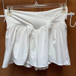 Offline by Aerie White Skirt Built in Short Large